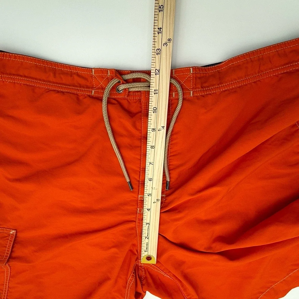 Polo Ralph‎ Lauren Swim Trunks Men's Size XL Orange Pockets - Picture 8 of 13
